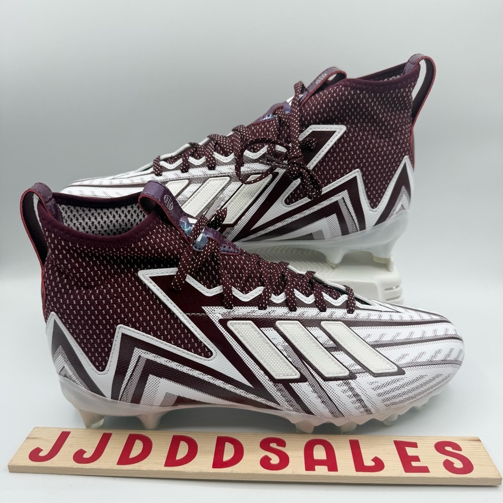 Adidas Freak 23 Inline Football Cleats HP2455 Maroon White Men’s Size 11.5